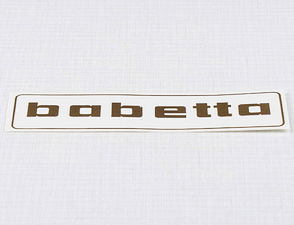 Sticker Babetta 136x32mm - golden (Babetta) / 