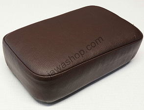 Seat rear rectangle - dark brown (Jawa 250 350 Perak) / 