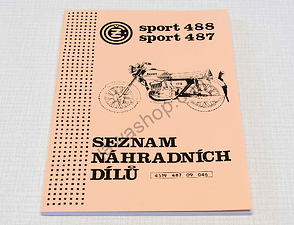 Spare parts catalog - A5, CZ (CZ 125 175 Sport 487 488) / 