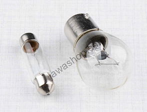 Bulb set 6V - 2pcs (Jawa 50 Babetta 207) / 