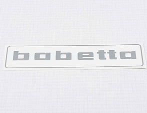 Sticker Babetta 136x32mm - silver (Babetta) / 