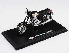 1:18 scale model Jawa 350 Automatic (1966) - BLACK / 