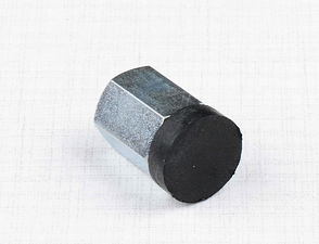 Rubber stop of seat with nut (Jawa 50 Pionyr 20 21 23) / 