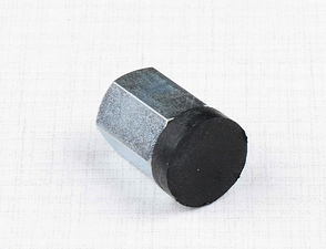 Rubber stop of seat with nut (Jawa Pionyr 20, 21, 23) / 