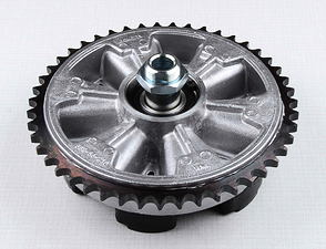 Rear chain wheel - 47t, complete (Jawa 250 350 Panelka) / 