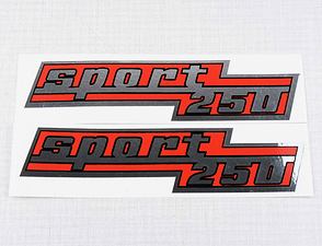 Side box sticker "sport 250" - set (CZ 250) / 