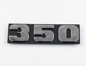 Plastic logo '350' (CZ 472) / 