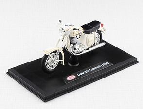 1:18 scale model Jawa 350 Automatic (1966) - WHITE / 