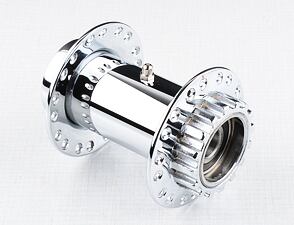 Rear wheel hub - complete (Jawa 250 350 Perak) / 