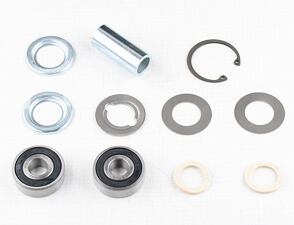 Wheel hub bearing set with spacer 50mm (Jawa CZ 125 175 250 350 Panelka) / 