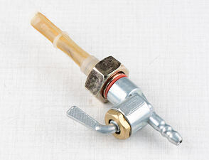 Fuel tap with nut - Jikov (Jawa CZ 125 175 250 350) / 
