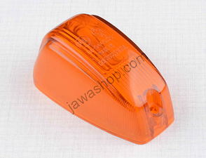 Blinker glass - oval, orange (Jawa 250 350 Panelka) / 