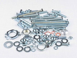 Engine bolt & nut pack (Jawa Perak 350) / 