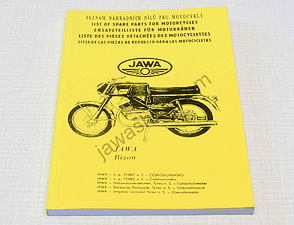 Spare parts catalog - A5, CZ,EN,DE (Jawa Bizon 623, 633) / 