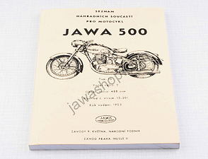 Spare parts catalog - A5, CZ (Jawa 500 OHC type 15) / 