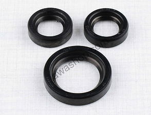 Sealing ring of engine - set II, 3pcs (Jawa 50 Pionyr 550) / 