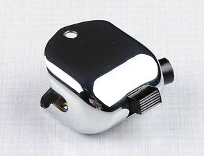 Lights switch, horn button with side hole (Cr) (Jawa CZ 250 350 Kyvacka) / 
