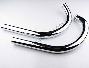 Exhaust pipe set (Jawa 250 Panelka) / 