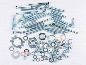 Engine bolt & nut pack (CZ 125 175 476-488) / 