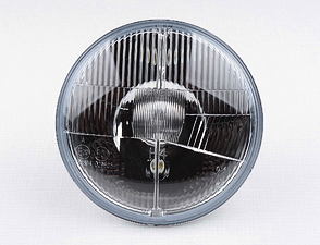 Parabolic reflector with glass lens 12V H4 (Jawa 350 638 639) / 