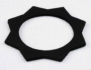 Felt pad of filler cap - black (Jawa 250 350 CZ 125 175) / 