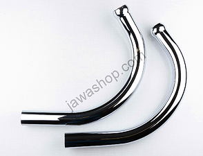 Exhaust pipe set - straight (Jawa 350 638) / 