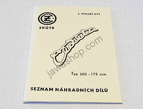 Spare parts catalog - A5, CZ (CZ 175 scooter 502) / 