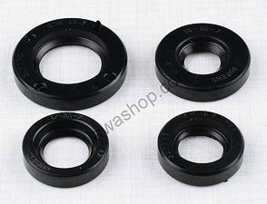 Sealing ring of engine - set, 4pcs (Jawa 50 Pionyr 20 21 23) / 