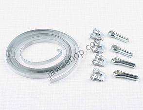 Clamp of front fork rubber sealing - set (Jawa 50 Pionyr) / 