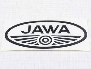 Sticker logo Jawa 100x50mm - black (Jawa) / 