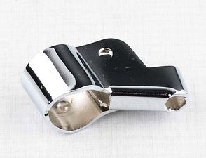 Lever bracket - left, chrome (Jawa 50 Pionyr Babetta) / 