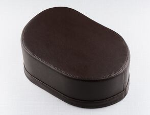 Seat - dark brown (leatherette) (Jawa Pionyr 555) / 