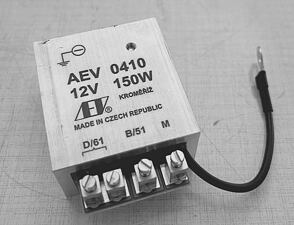 Regulator 12V 150W - AEV 0410 (Velorex) / 