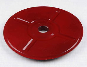 Cover of rear chain wheel - red (Jawa 250 350 Kyvacka) / 