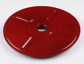 Cover of rear chain wheel - red (Jawa 250, 350 Kyvacka) / 