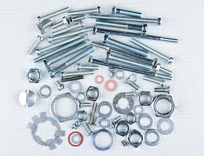 Engine bolt and nut pack  - 69pcs (Jawa 250 Panelka) / 