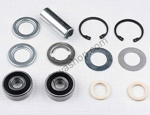 Wheel hub bearing set with spacer 56mm (Jawa 250 350 Kyvacka) / 