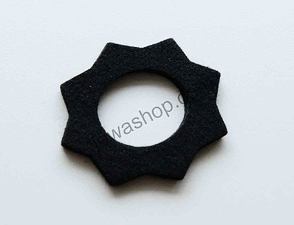 Felt pad of fuel tank filler cap - black (Jawa S11) / 