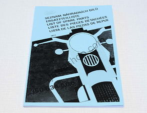 Spare parts catalog - A4, multilanguage (Jawa 350 634) / 
