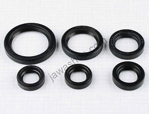 Sealing ring of engine - set, 6pcs (Jawa 50 Babetta 210) / 