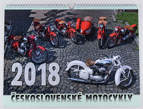 Calendar 2018 - wall 420x315mm (Jawa CZ 250 350) / 