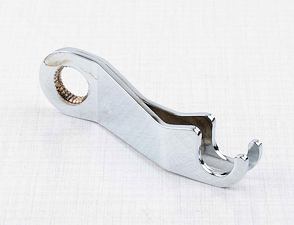 Brake arm lever - front, chrome (Jawa Perak FJ) / 