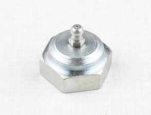 Nut of rear swing fork axle with grease cap (CZ 125 175 476 477) / 