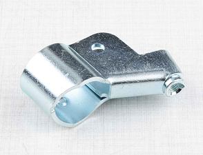 Lever bracket with thread - left, zinc (Jawa 50 Pionyr Babetta) / 