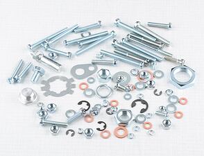 Engine bolt & nut pack (Jawa 50 Pionyr 550 555) / 