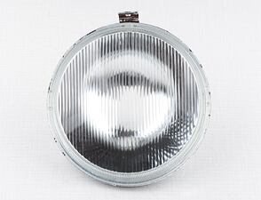 Parabolic reflector with glass lens (Jawa CZ 250 350 Panelka) / 