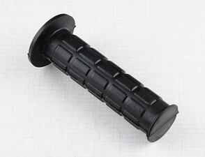 Twist grip rubber - black (Simson) / 