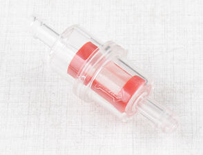 Fuel filter cylinder 5/6mm - red (Jawa CZ Simson) / 