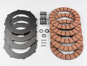 Clutch plate set (Jawa 250 350 Kyvacka) / 