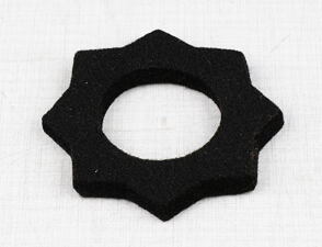 Felt pad of fuel tank filler cap - black (Jawa 50 Pionyr 23, S22) / 